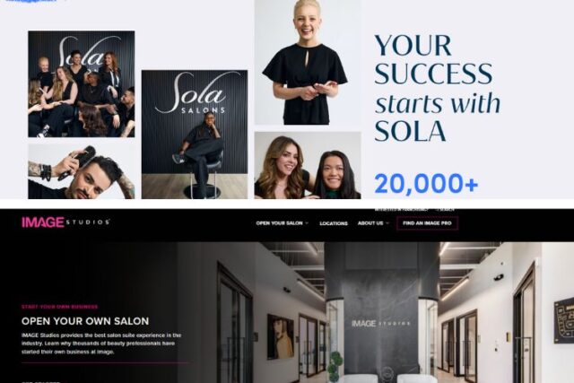 Salon Suite Website Design